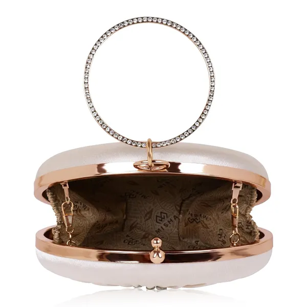 Gold_Radiant_Bloom_Ring_Clutch,_Crystal_Rhinestone_Brooch,_Ring_Handle_With_Chain_For_Women_&_Girls_(14_X_3_X_14_Cm)