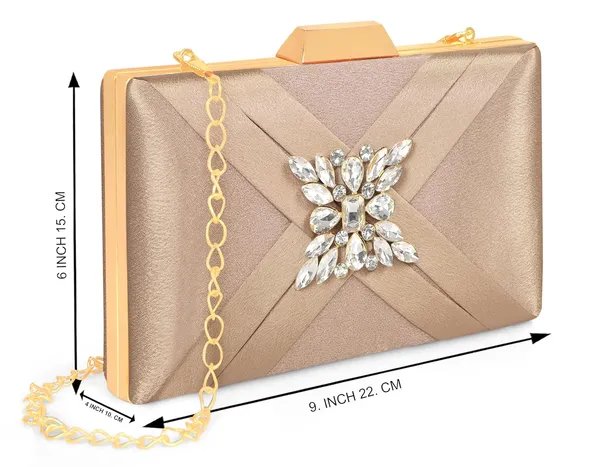 Rose_Gold_Premium_Satin_With_Shiny_Texture_Diamond_Clutch_For_Women_&_Girls_(22_X_10_X_15_Cm)