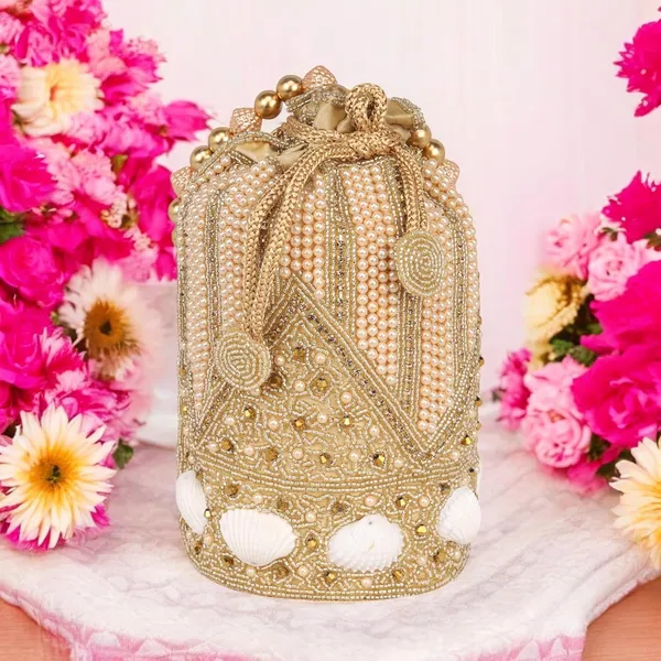 Gold_Regal_Gleam_Handcrafted_Zari_Potli_For_Women_&_Girls_(12.7_X_12.7_X_22.9_Cm)