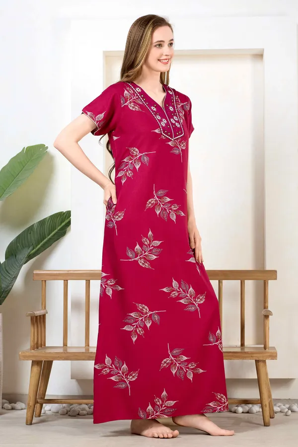 Rani_floral_embroidered__A-line_Alpine__Nighty_for_Women