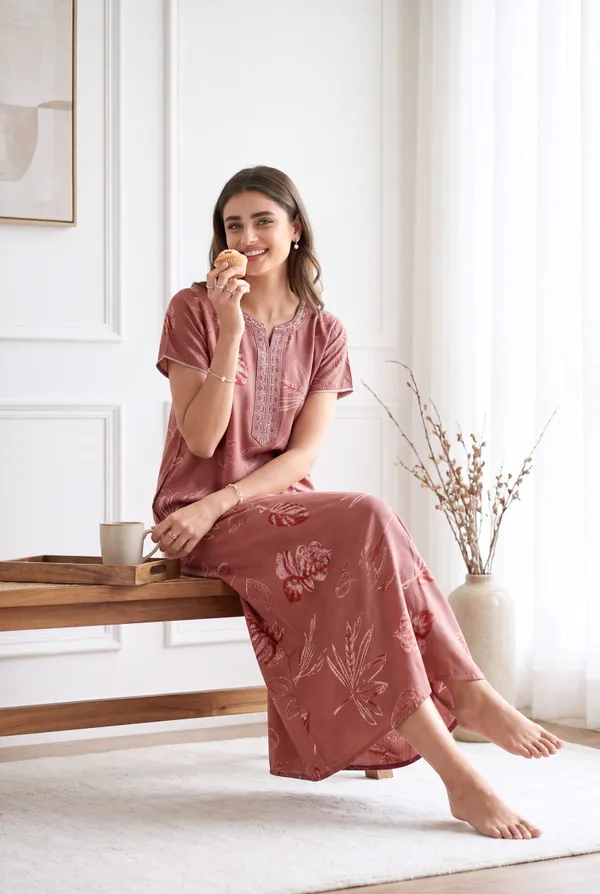 Rose_floral_alpine_A-line_neck_embroidery_nighty_for_womens