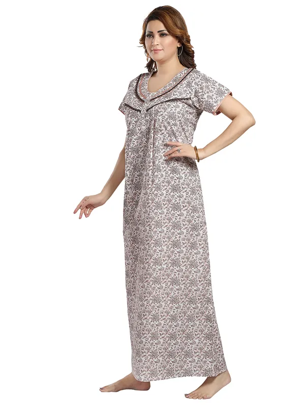 Rose_floral_pure_Cotton__Nighty_for_Women
