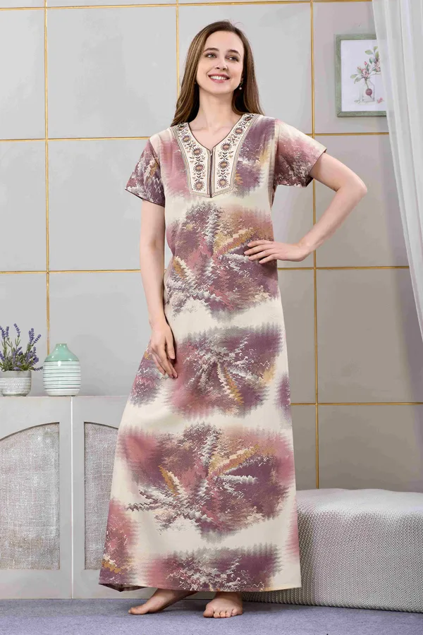 Rose_tye-dye_embroidered__A-line_Alpine__Nighty_for_Women