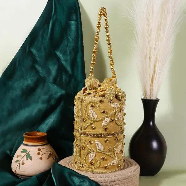 Gold_Sitara_Handmade_Embroidered_Potli_Bag_For_Women_&_Girls_(11_X_11_X_20_Cm)