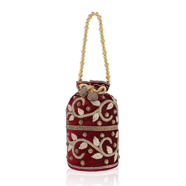 Maroon_Sitara_Handmade_Embroidered_Potli_Bag_For_Women_&_Girls_(11_X_11_X_20_Cm)