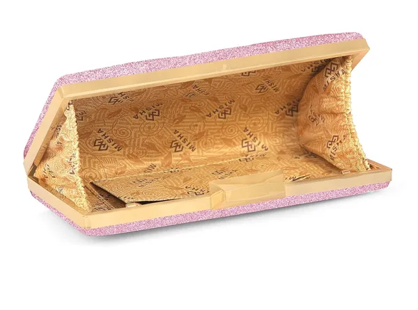 Pink_Shimmer_Grace_Clutch_Bag_With_Crystal_Leaf_Accent,_Glitter_Finish,_And_Detachable_Chain_For_Women_&_Girls_(22_X_8_X_15_Cm)