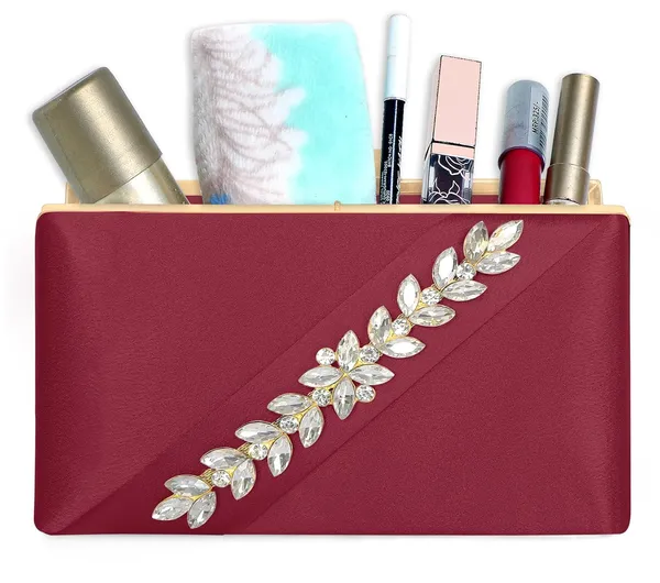 Maroon_Radiance_Cross_Diamond_Satin_Sling_Bag_For_Women_&_Girls_(22_X_10_X_15_Cm)
