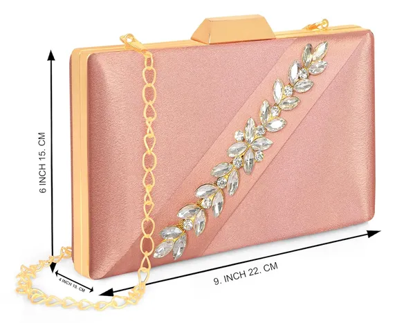 Peach_Radiance_Cross_Diamond_Satin_Sling_Bag_For_Women_&_Girls_(22_X_10_X_15_Cm)