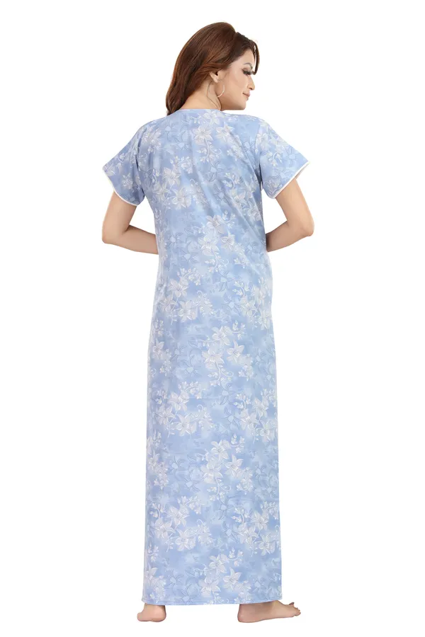 Sky_blue_Cotton_Blend__Nighty_for_Women
