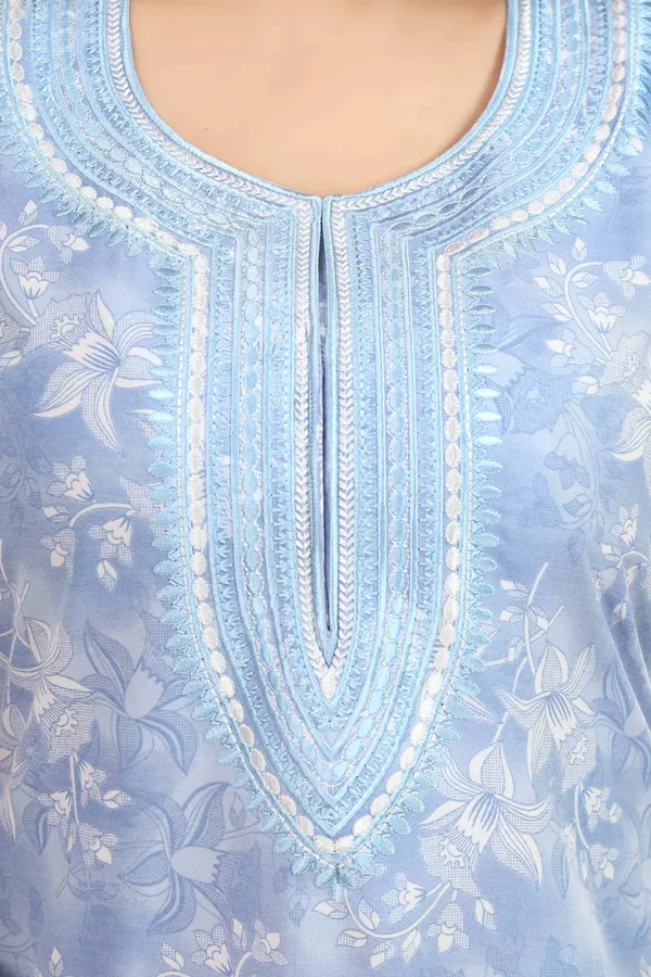 Sky_blue_Cotton_Blend__Nighty_for_Women
