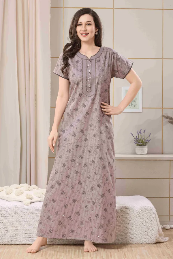 Slate_pure_Cotton__Nighty_for_Women