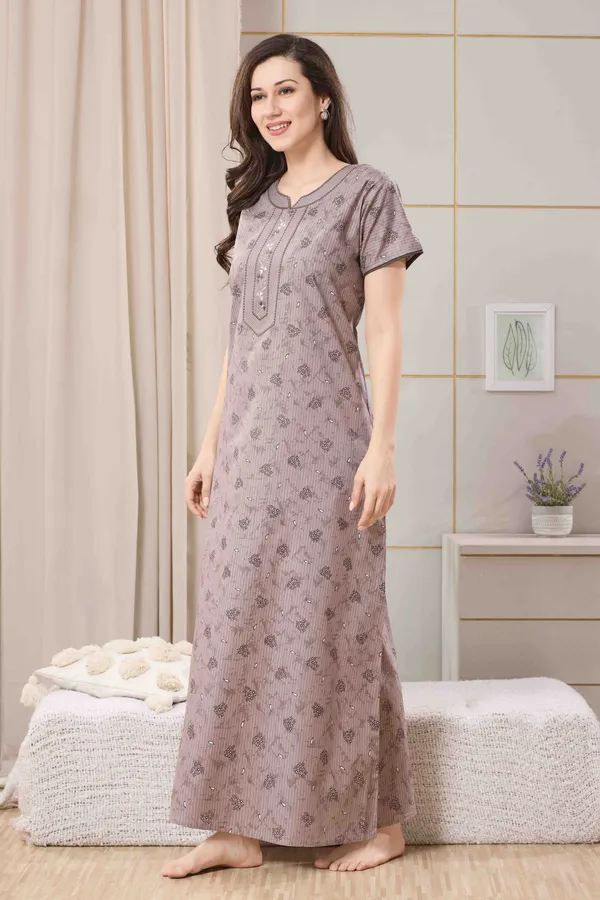 Slate_pure_Cotton__Nighty_for_Women