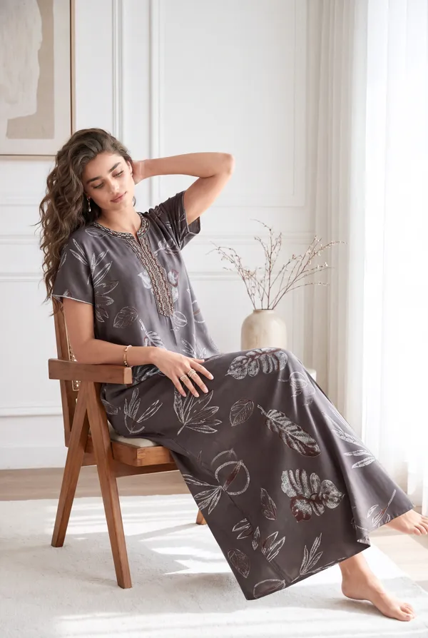 Stone_dust_floral_alpine_A-line_neck_embroidery_nighty_for_womens