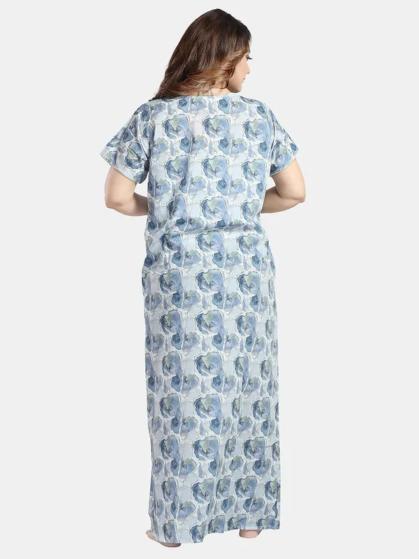 Blue_Cotton_Blend__Nighty_for_Women