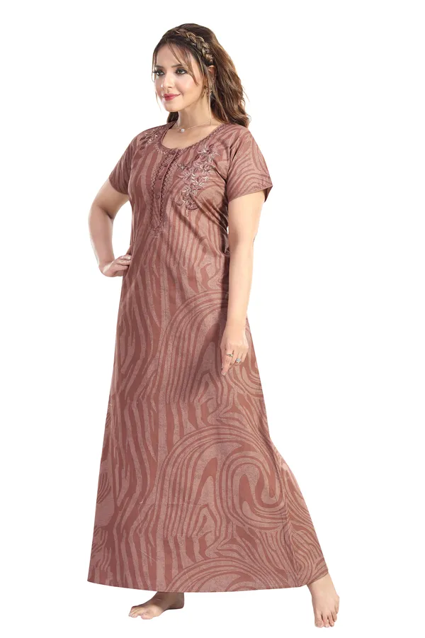 Chocolate_Cotton_Nighty_For_Women