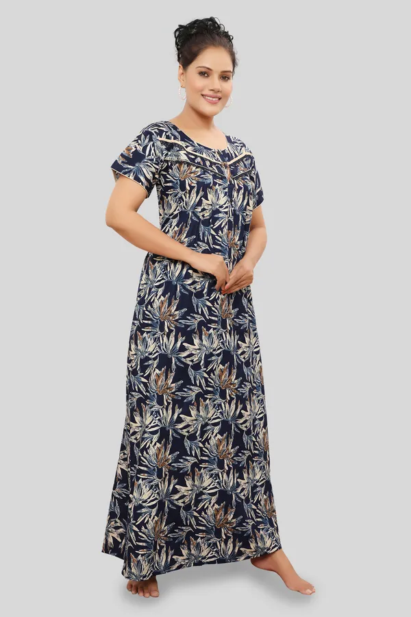 Navy_Cotton_Nighty_for_Women