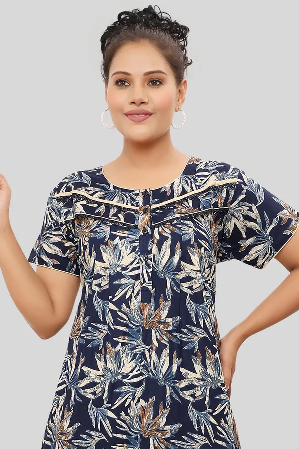 Navy_Cotton_Nighty_for_Women