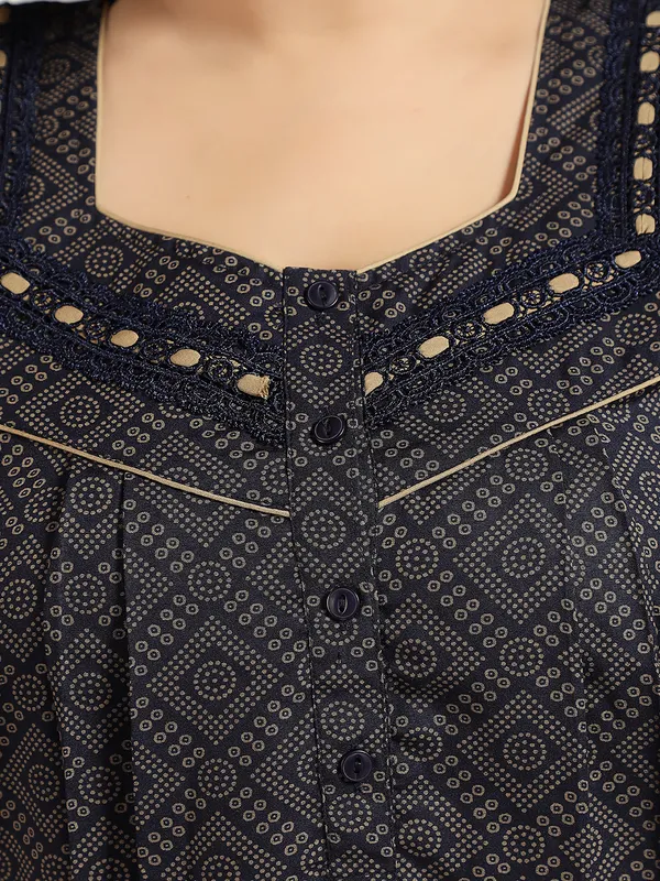 Navy_Cotton_Blend__Nighty_for_Women