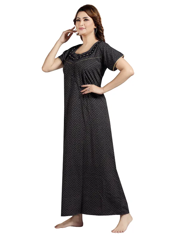Navy_Cotton_Blend__Nighty_for_Women