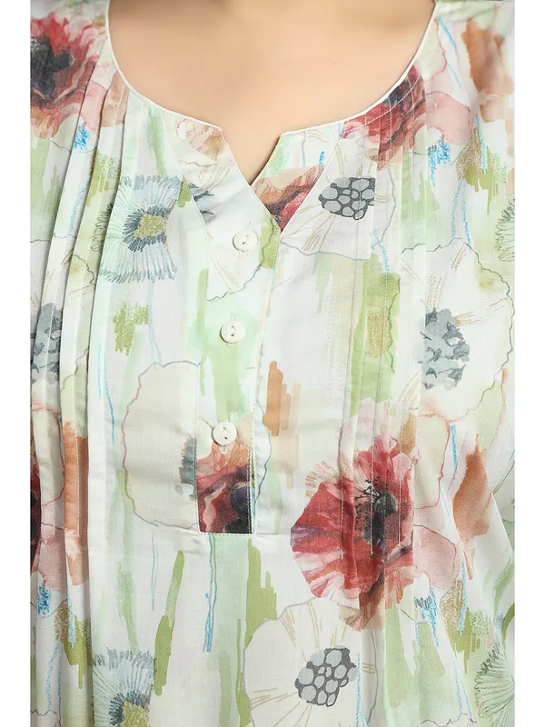 Green_Cotton_Blend__Nighty_for_Women