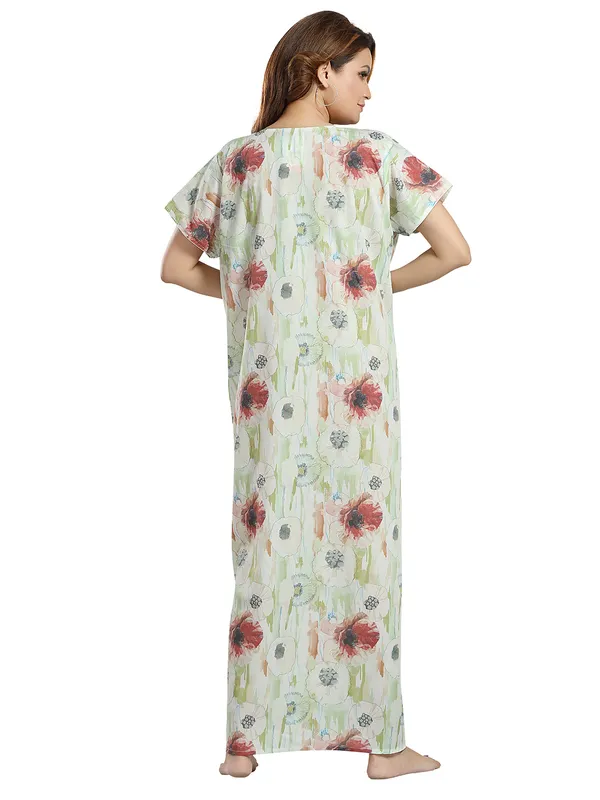 Green_Cotton_Blend__Nighty_for_Women