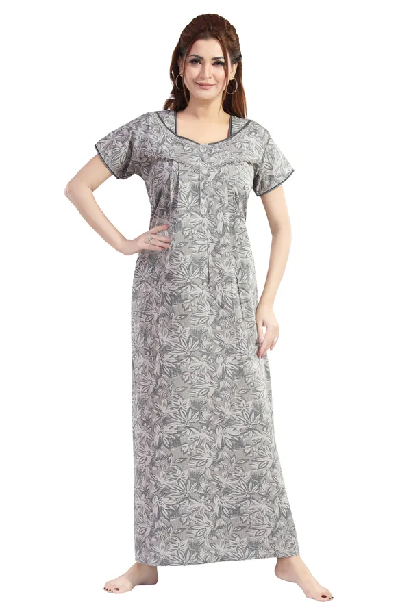 Grey_Cotton_Nighty_For_Women