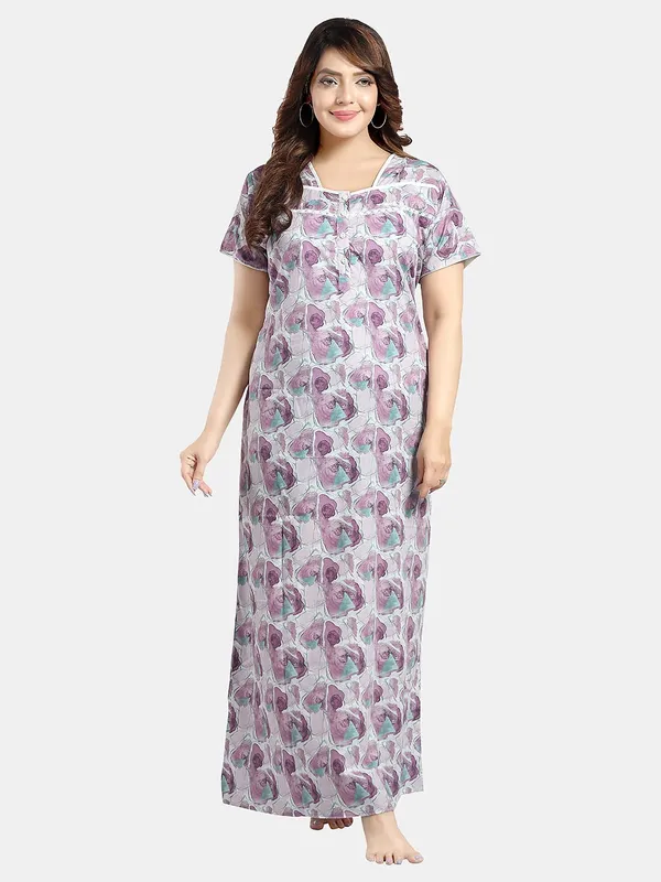 Purple_Cotton_Blend__Nighty_for_Women