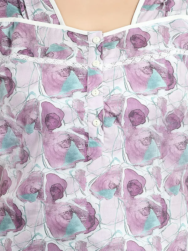 Purple_Cotton_Blend__Nighty_for_Women
