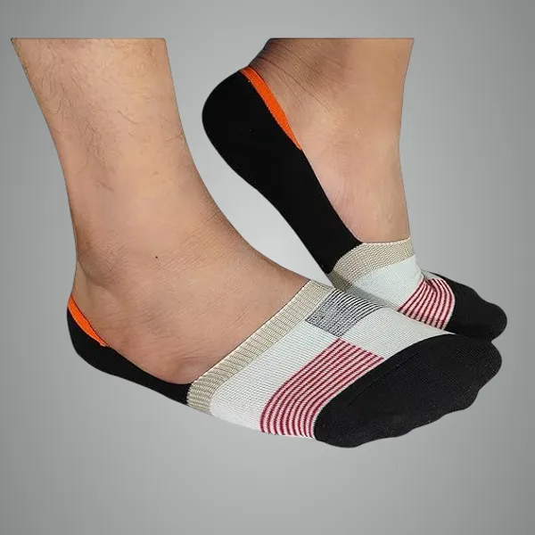 MJE_Men_&_Women_Multicolor_Cotton_Laser_Cut_Ankle_Length_Socks_For_Unisex_(Pack_of_4)