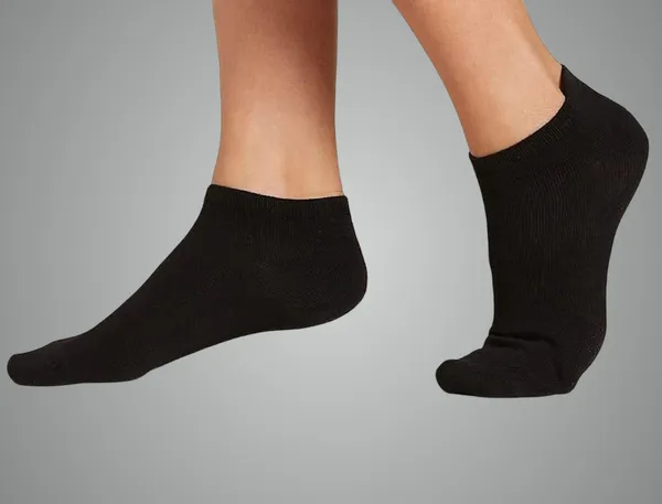 MJE_Men_&_Women_Ankle_Length_Black_White_Blue_Cotton_Laser_Cut_Self_Design_Solid_Striped_Regular_Ankle_Length_Low_Cut_Peds/Footie/No-Show_Socks_For_Unisex_(Pack_of_3)