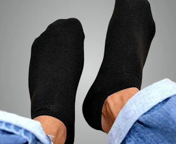 MJE_Men_&_Women_Ankle_Length_Cotton_Solid_Striped_Laser_Cut_Regular_Peds/Footie/No-Show_Socks_(Pack_of_5)