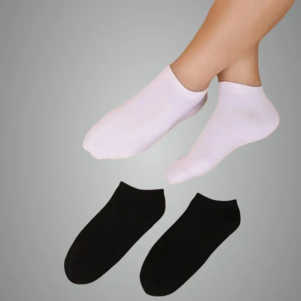 MJE_Men_&_Women_Ankle_Length_Cotton_Solid_Striped_Laser_Cut_Regular_Peds/Footie/No-Show_Socks_(Pack_of_5)