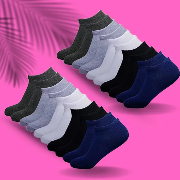 Multicolor_Cotton_Ankle_Length_Socks_For_Men