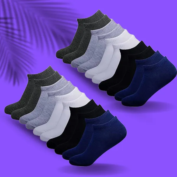 Multicolor_Cotton_Ankle_Length_Socks_For_Men