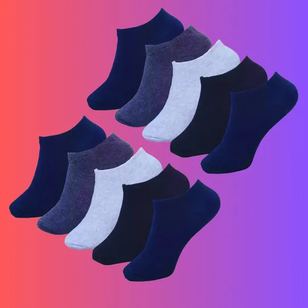 Multicolor_Cotton_Ankle_Length_Socks_For_Men