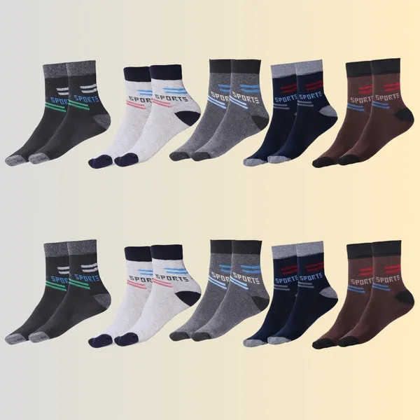 Multicolor_Cotton_Ankle_Length_Socks_For_Men