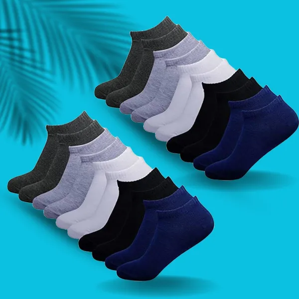 Multicolor_Cotton_Ankle_Length_Socks_For_Men