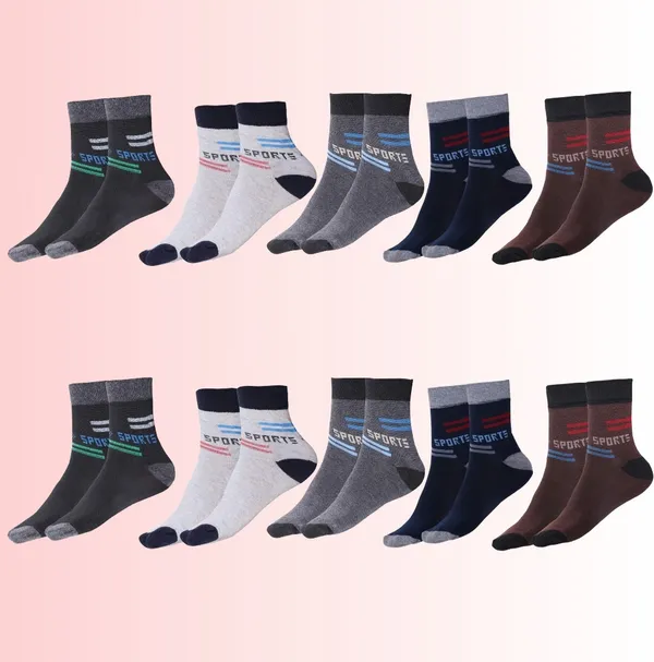 Multicolor_Cotton_Ankle_Length_Socks_For_Men