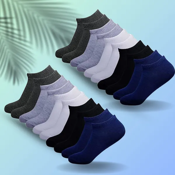 Multicolor_Cotton_Ankle_Length_Socks_For_Men