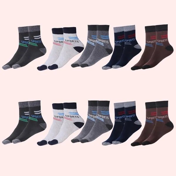 Multicolor_Cotton_Ankle_Length_Socks_For_Men