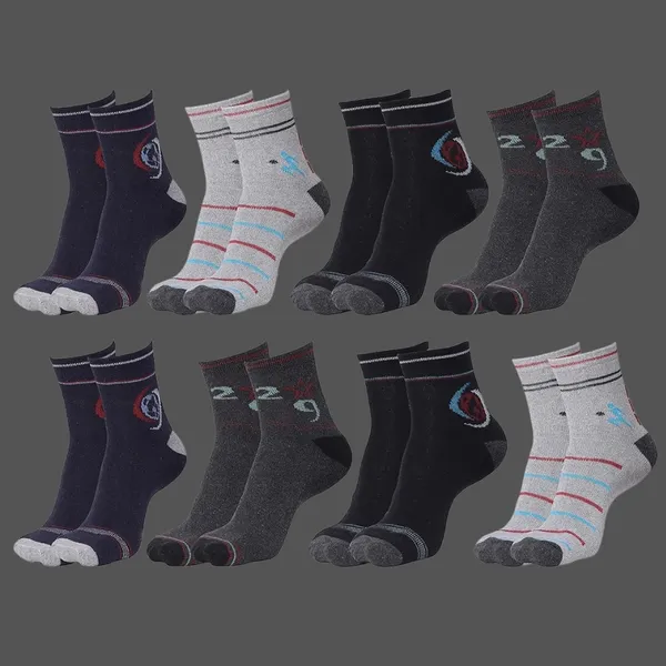 Multicolor_Cotton_Ankle_Length_Socks_For_Men