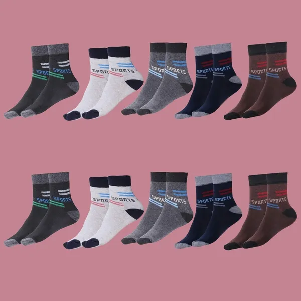 Multicolor_Cotton_Ankle_Length_Socks_For_Men