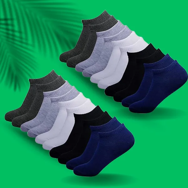 Multicolor_Cotton_Ankle_Length_Socks_For_Men