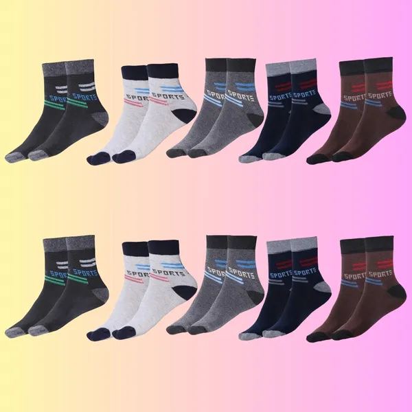 Multicolor_Cotton_Ankle_Length_Socks_For_Men