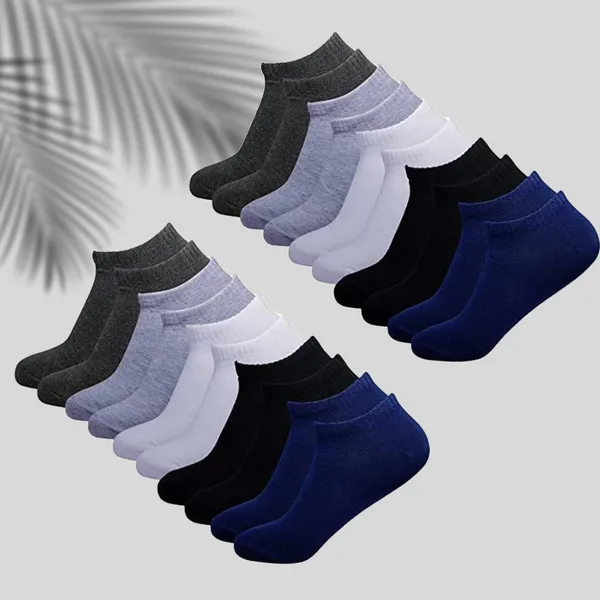 Multicolor_Cotton_Ankle_Length_Socks_For_Men