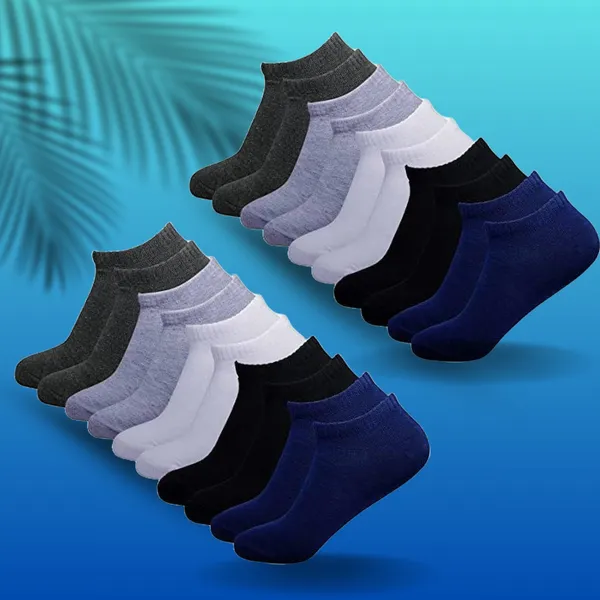 Multicolor_Cotton_Ankle_Length_Socks_For_Men