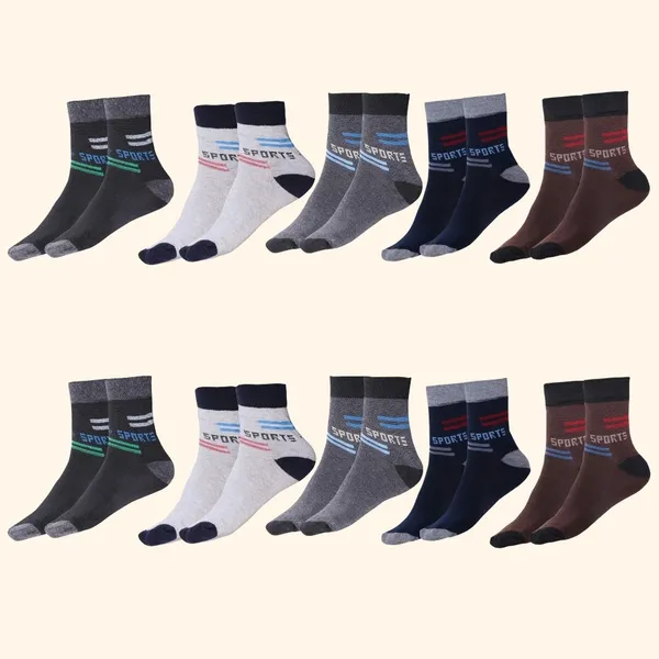 Multicolor_Cotton_Ankle_Length_Socks_For_Men