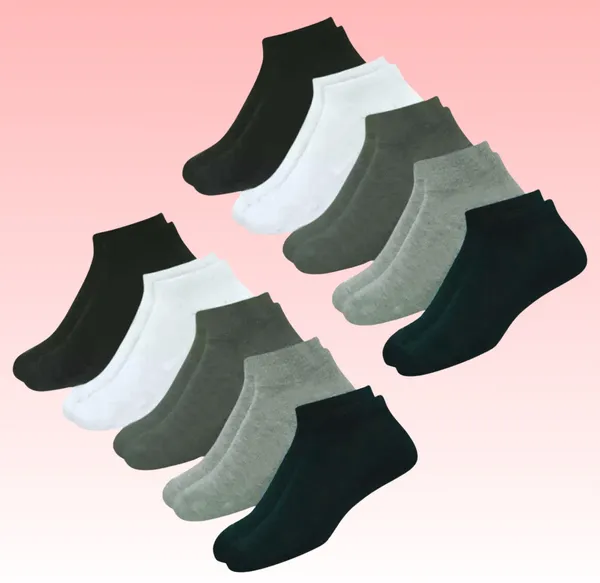 Multicolor_Cotton_Ankle_Length_Socks_For_Men