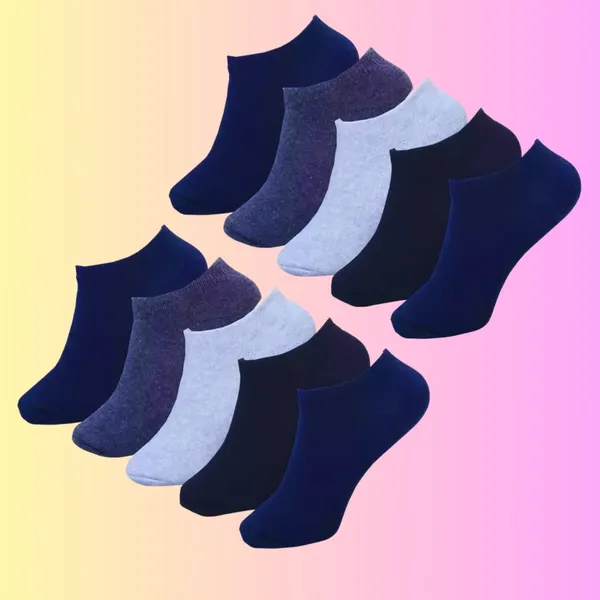 Multicolor_Cotton_Ankle_Length_Socks_For_Men