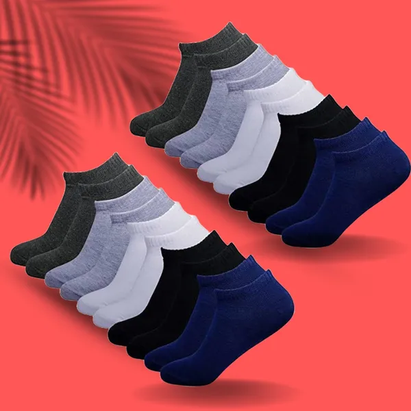 Multicolor_Cotton_Ankle_Length_Socks_For_Men